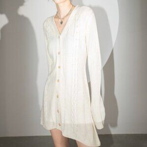 Long Sleeve Knit Mini Dress